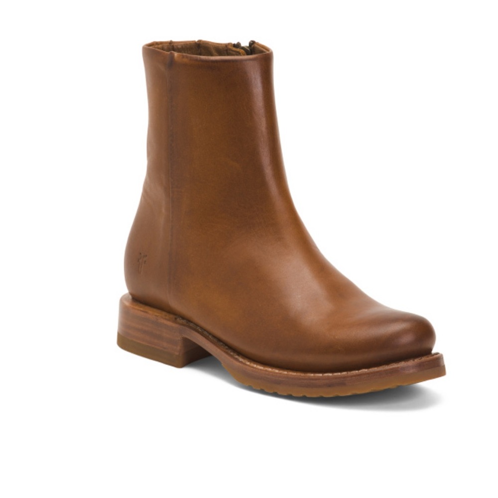Frye Women's Brown Leather Ankle Boots